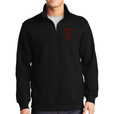 V24F_1/4 Zip Red Ink Thumbnail