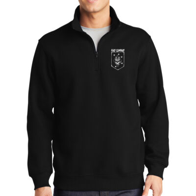 V24F_1/4 Zip White Ink Thumbnail